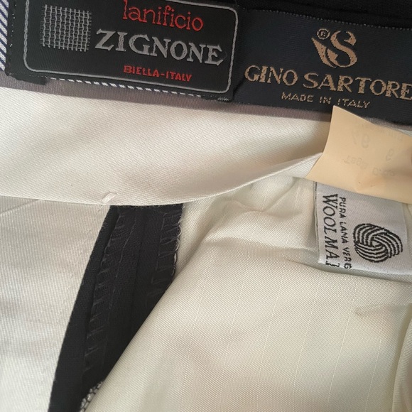 Dress Pants Super 100 Wool Made in Italy - Picture 3 of 7